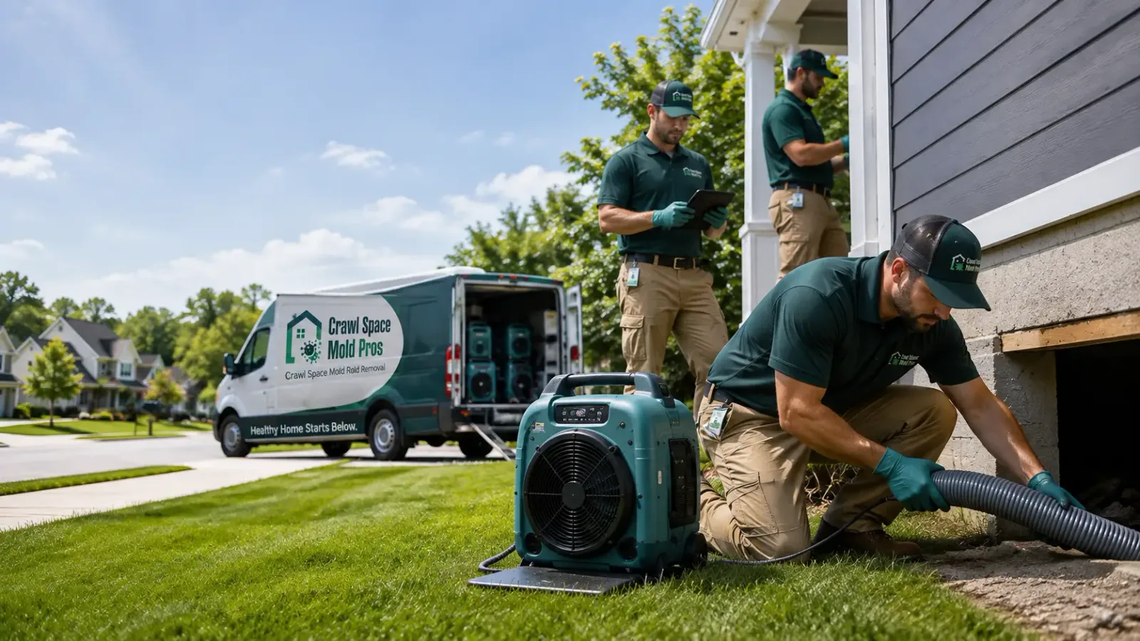 Crawl Space Mold Removal in Oakhurst, NJ